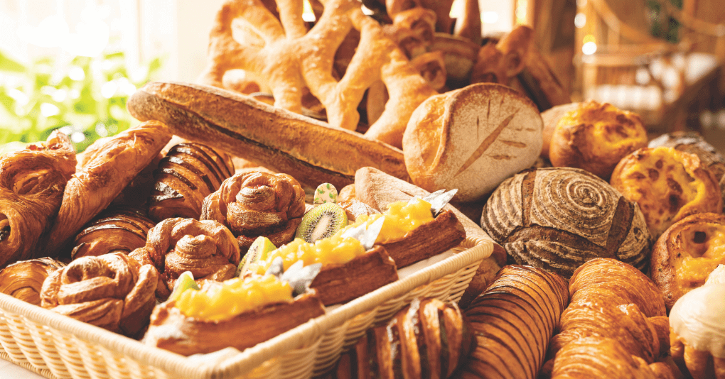 Freshly baked goods at Halekulani Bakery & Restaurant