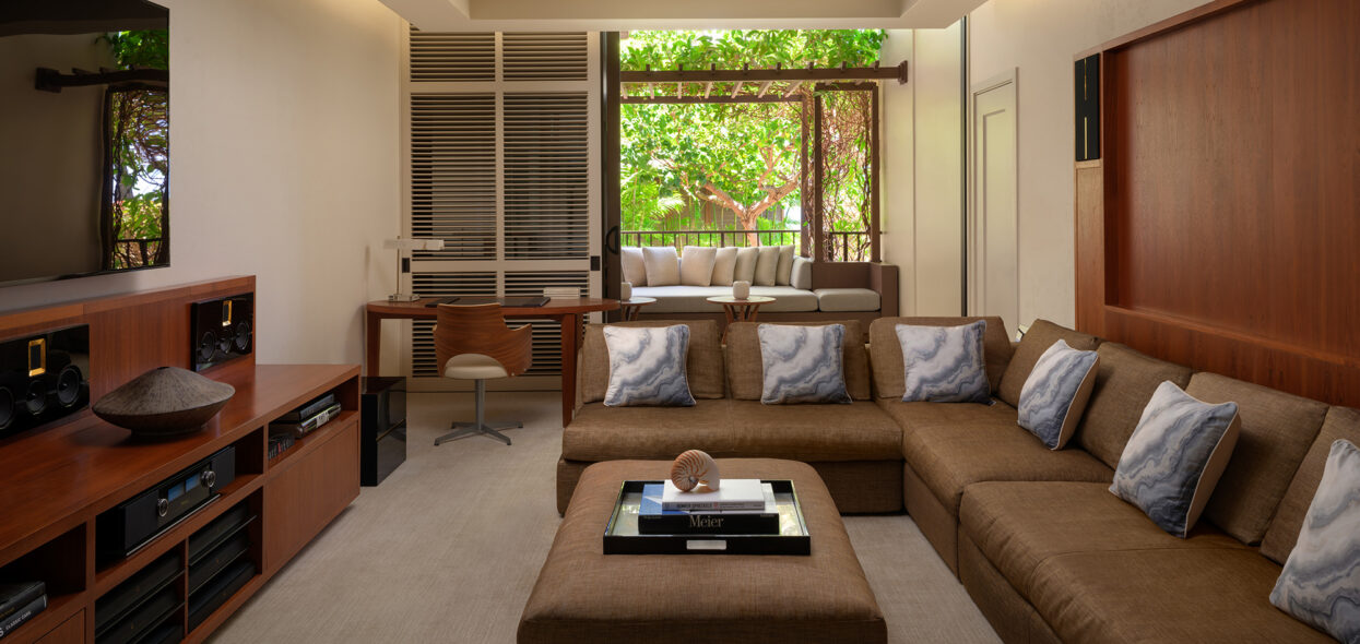 Orchid Suite Entertainment Room