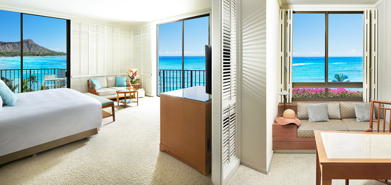 Halekulani's Diamond Head Junior Suite
