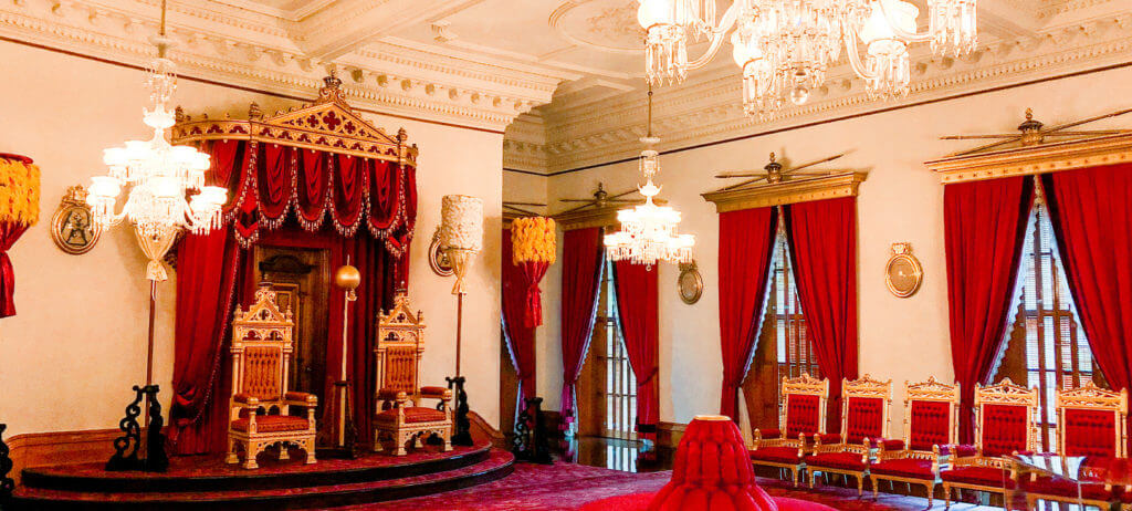 Iolani Palace throne room
