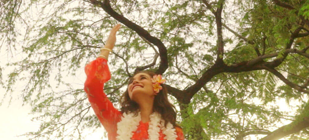 Brook Lee, Former Miss Universe, dances hula at House Without A Key