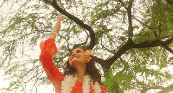 Brook Lee, Former Miss Universe, dances hula at House Without A Key