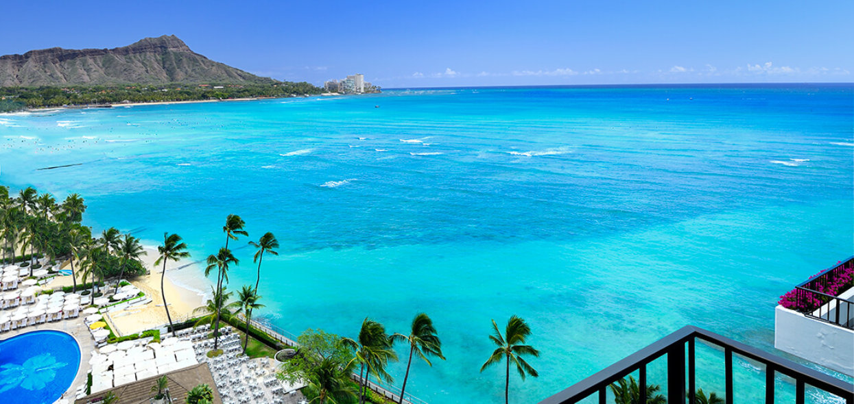 Diamond Head Oceanfront Prime lanai view