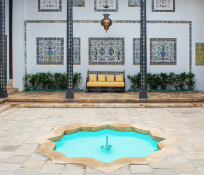 Courtyard at Shangri-La museum