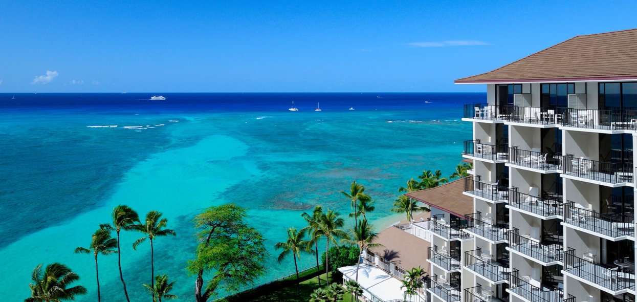 Halekulani has stunning ocean views