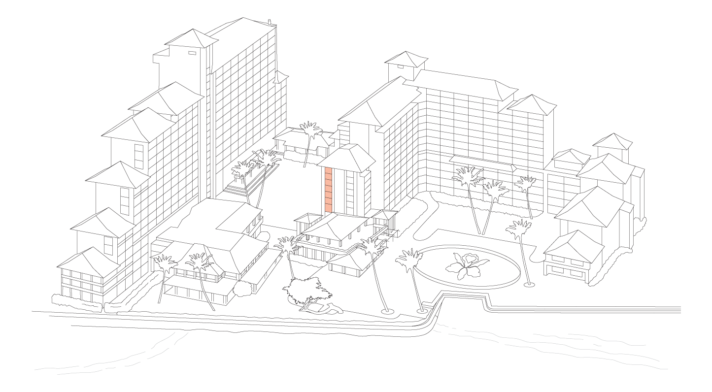 Resort map diagram, Ocean Junior Suite
