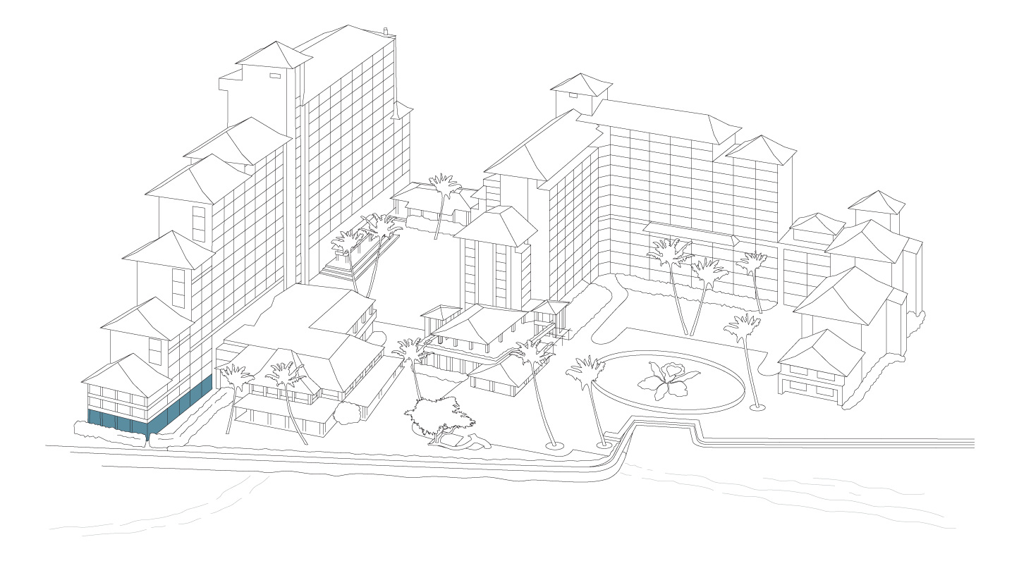 Resort map diagram, Orchid Suite, a premier suite