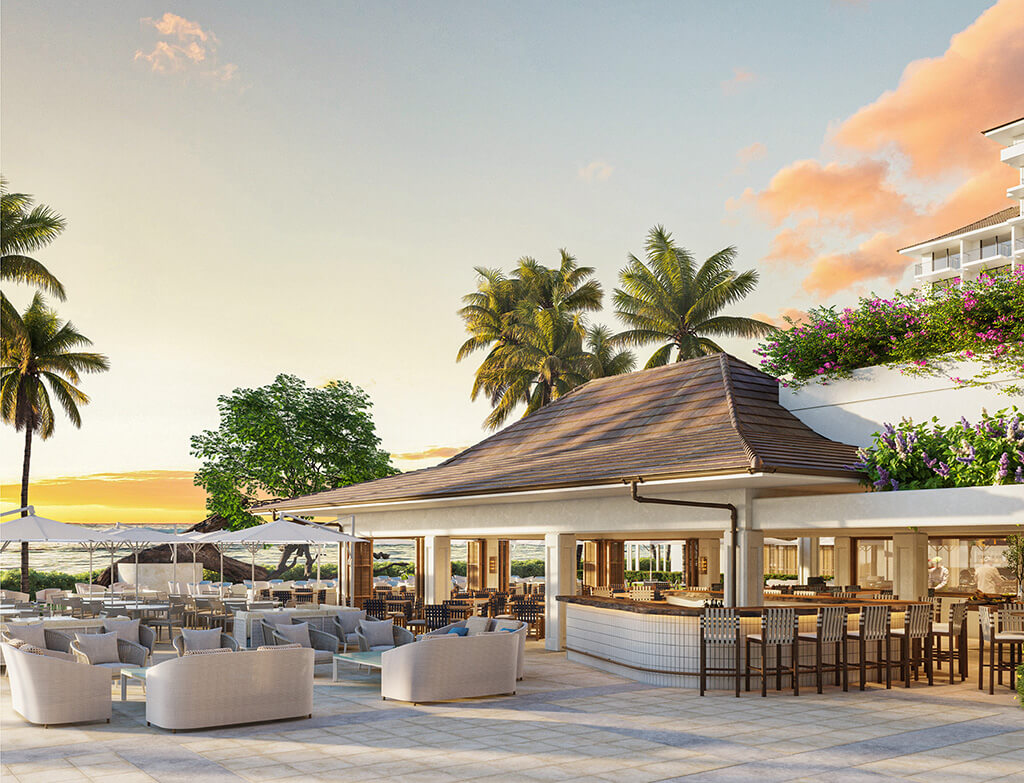 Halekulani House Without A Key rendering Bar View