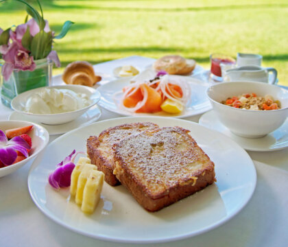 breakfast at orchids