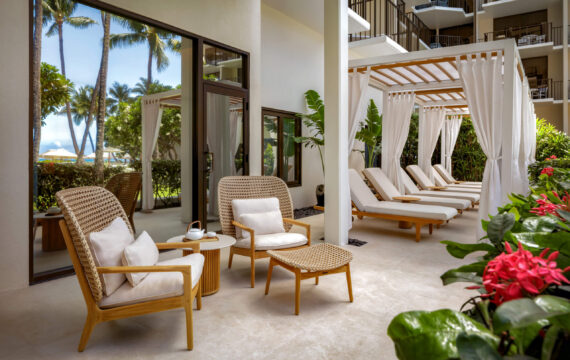 Spa lanai area