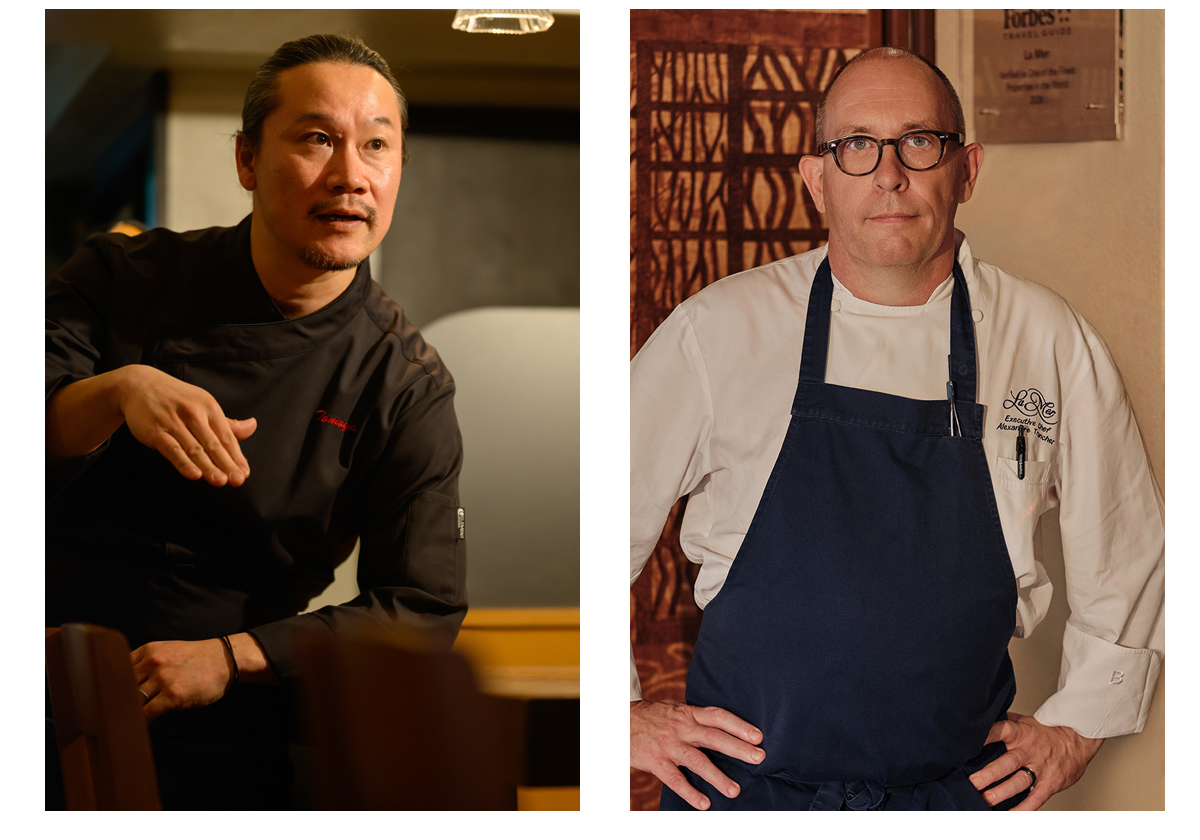 Chef collaboration with Alexandre Trancher and Tomoya Machida